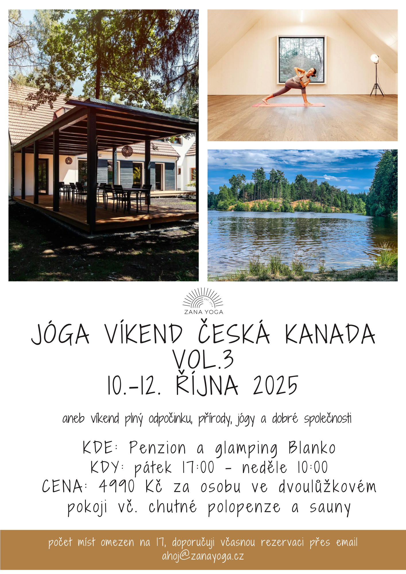 jóga víkend penzion Blanko